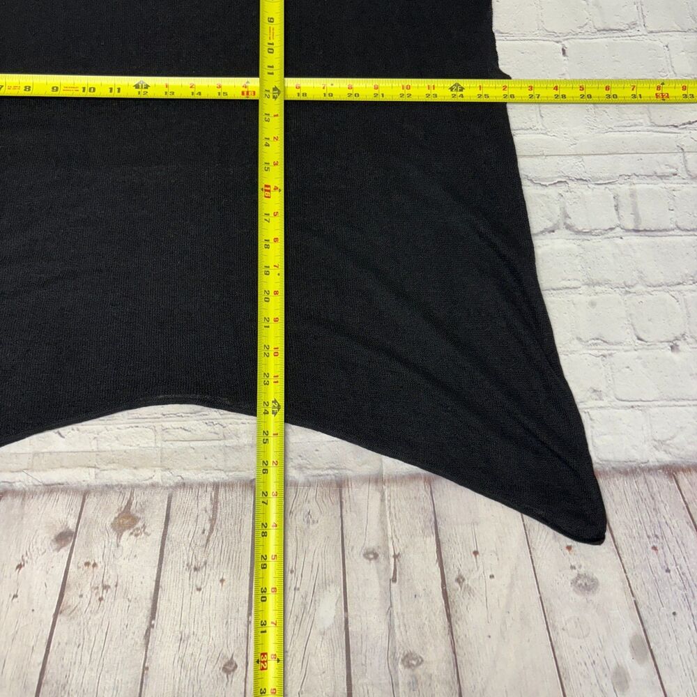 Eileen Fisher Women Knit Blouse Top Shirt Size 1X Black D030 -26 - Picture 3 of 13
